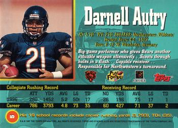 1997 Stadium Club #5 Darnell Autry Back