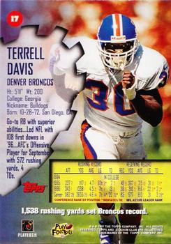 1997 Stadium Club #17 Terrell Davis Back