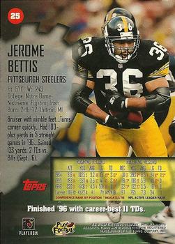 1997 Stadium Club #25 Jerome Bettis Back