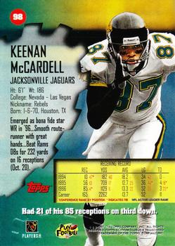 1997 Stadium Club #98 Keenan McCardell Back