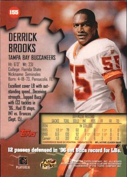 1997 Stadium Club #155 Derrick Brooks Back