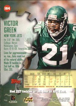1997 Stadium Club #164 Victor Green Back