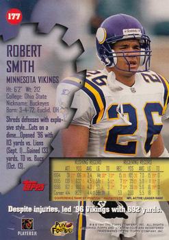 1997 Stadium Club #177 Robert Smith Back