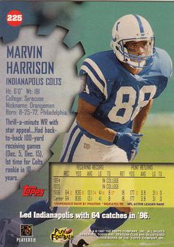 1997 Stadium Club #225 Marvin Harrison Back