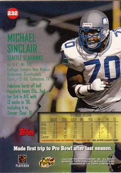 1997 Stadium Club #232 Michael Sinclair Back