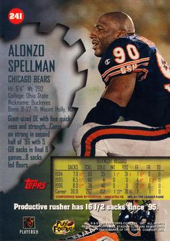 1997 Stadium Club #241 Alonzo Spellman Back