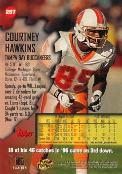 1997 Stadium Club #257 Courtney Hawkins Back