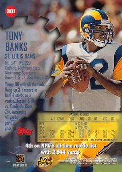 1997 Stadium Club #301 Tony Banks Back