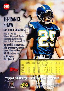 1997 Stadium Club #302 Terrance Shaw Back