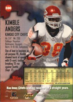 1997 Stadium Club #330 Kimble Anders Back