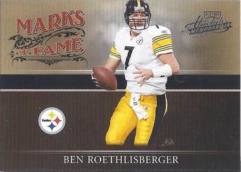 2006 Playoff Absolute Memorabilia - Marks of Fame Silver #MF-13 Ben Roethlisberger Front