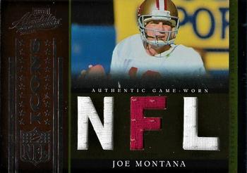 2006 Playoff Absolute Memorabilia - NFL Icons Materials #NFLI-5 Joe Montana Front