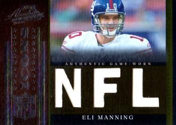 2006 Playoff Absolute Memorabilia - NFL Icons Materials #NFLI-23 Eli Manning Front