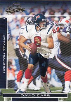 2006 Playoff Absolute Memorabilia - Retail #65 David Carr Front