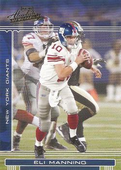 2006 Playoff Absolute Memorabilia - Retail #103 Eli Manning Front