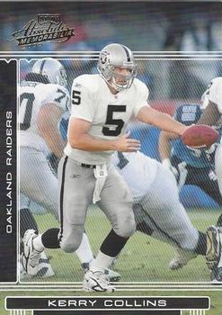 2006 Playoff Absolute Memorabilia - Retail #111 Kerry Collins Front
