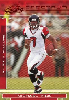 2006 Playoff Absolute Memorabilia - Spectrum Red #8 Michael Vick Front