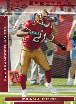 2006 Playoff Absolute Memorabilia - Spectrum Red #129 Frank Gore Front