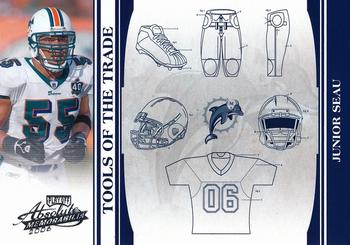 2006 Playoff Absolute Memorabilia - Tools of the Trade Blue #TOT-83 Junior Seau Front