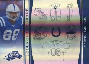 2006 Playoff Absolute Memorabilia - Tools of the Trade Blue Spectrum #TOT-98 Marvin Harrison Front