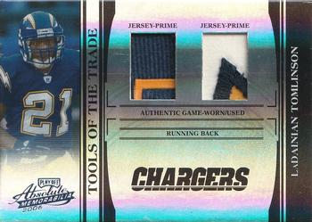 2006 Playoff Absolute Memorabilia - Tools of the Trade Material Double Black Spectrum #TOT-87 LaDainian Tomlinson Front