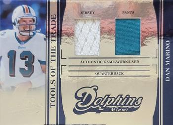2006 Playoff Absolute Memorabilia - Tools of the Trade Material Double Blue #TOT-37 Dan Marino Front