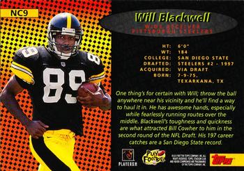 1997 Stadium Club - Never Compromise #NC9 Will Blackwell Back