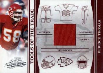 2006 Playoff Absolute Memorabilia - Tools of the Trade Material Red #TOT-116 Derrick Thomas Front
