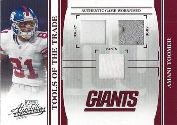 2006 Playoff Absolute Memorabilia - Tools of the Trade Material Triple Red #TOT-6 Amani Toomer Front