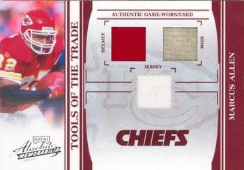 2006 Playoff Absolute Memorabilia - Tools of the Trade Material Triple Red #TOT-95 Marcus Allen Front