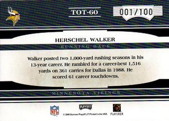 2006 Playoff Absolute Memorabilia - Tools of the Trade Red #TOT-60 Herschel Walker Back