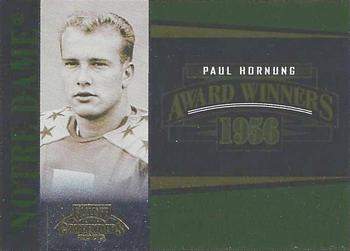 2006 Playoff Contenders - Award Winners #AW-27 Paul Hornung Front