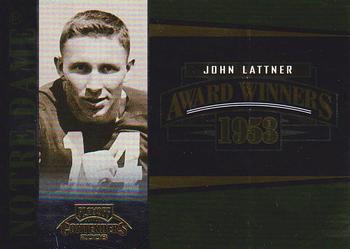 2006 Playoff Contenders - Award Winners #AW-30 John Lattner Front