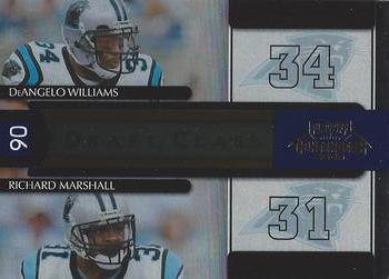 2006 Playoff Contenders - Draft Class #DC-27 DeAngelo Williams / Richard Marshall Front