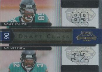 2006 Playoff Contenders - Draft Class #DC-28 Marcedes Lewis / Maurice Drew Front