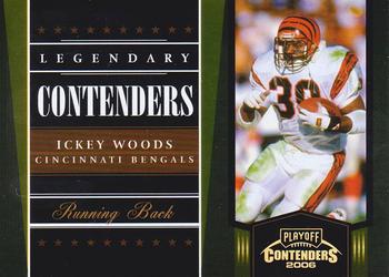 2006 Playoff Contenders - Legendary Contenders Gold #LC-8 Ickey Woods Front