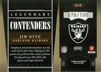 2006 Playoff Contenders - Legendary Contenders Holofoil #LC-9 Jim Otto Back