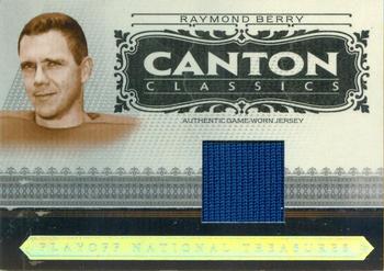 2006 Playoff National Treasures - Canton Classics Materials #CC-RB Raymond Berry Front