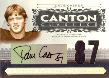 2006 Playoff National Treasures - Canton Classics Materials Signature Jersey Number #CC-DC Dave Casper Front