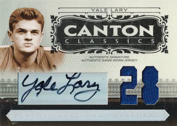 2006 Playoff National Treasures - Canton Classics Materials Signature Jersey Number #CC-YL Yale Lary Front
