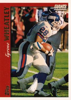 1997 Topps #63 Tyrone Wheatley Front