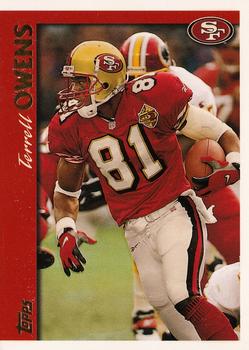 1997 Topps #186 Terrell Owens Front