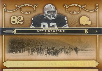 2006 Playoff National Treasures - Gold #67 Ozzie Newsome Front