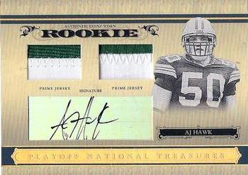 2006 Playoff National Treasures - Gold #120 A.J. Hawk Front