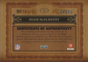 2006 Playoff National Treasures - Material Jersey Numbers #14 Hugh McElhenny Back