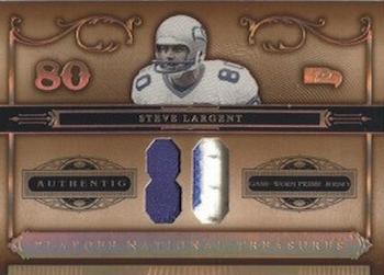 2006 Playoff National Treasures - Material Jersey Numbers Prime #59 Steve Largent Front