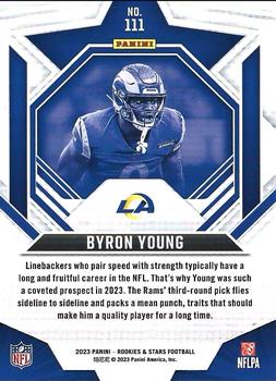 2023 Panini Rookies & Stars - Red #111 Byron Young Back