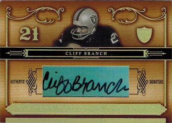 2006 Playoff National Treasures - Signature Gold #44 Cliff Branch Front