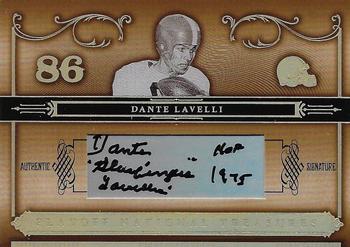 2006 Playoff National Treasures - Signature Gold #45 Dante Lavelli Front