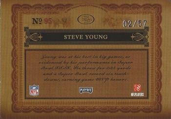 2006 Playoff National Treasures - Signature Silver #95 Steve Young Back